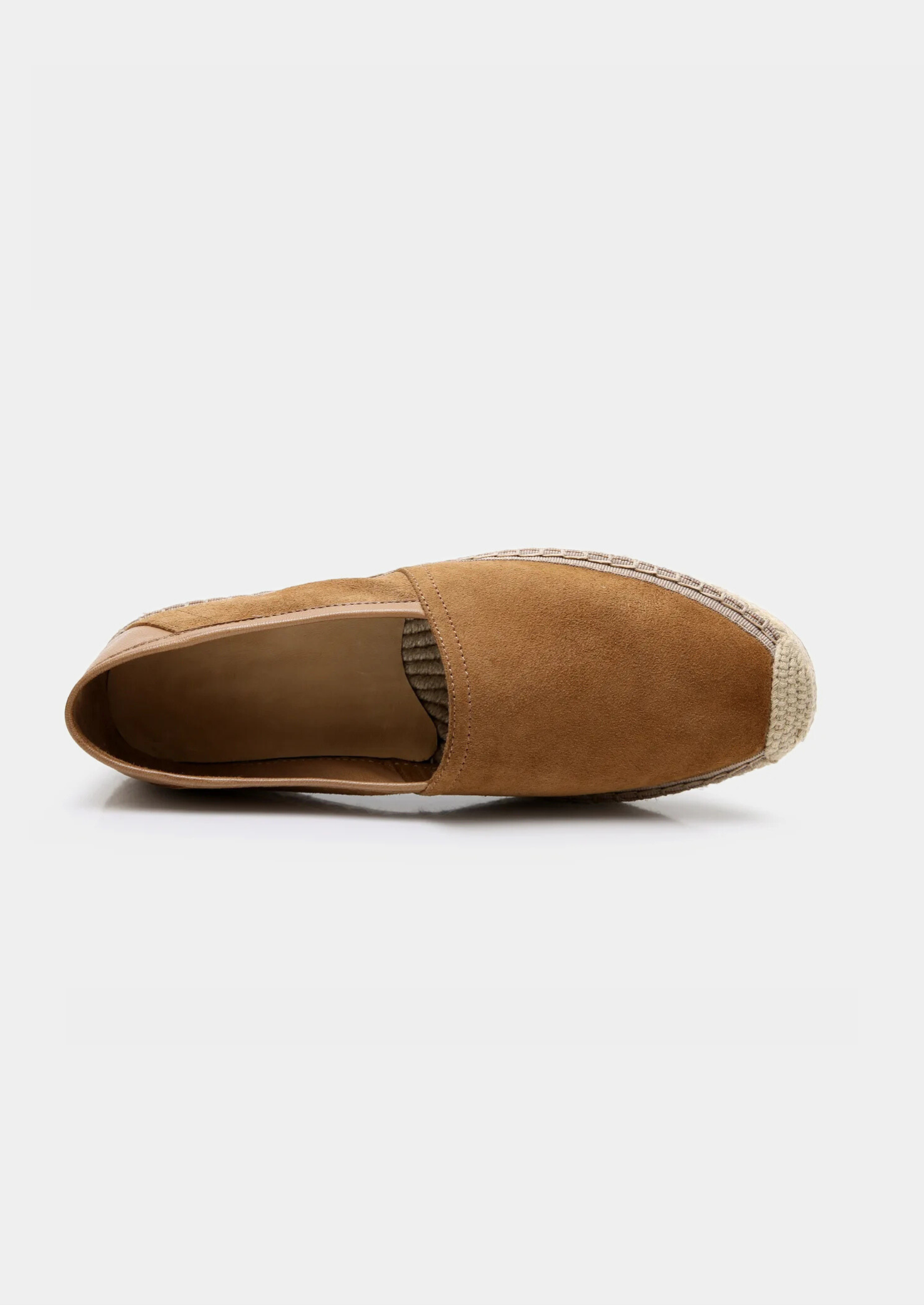 Plážové espadrilky - karamelové