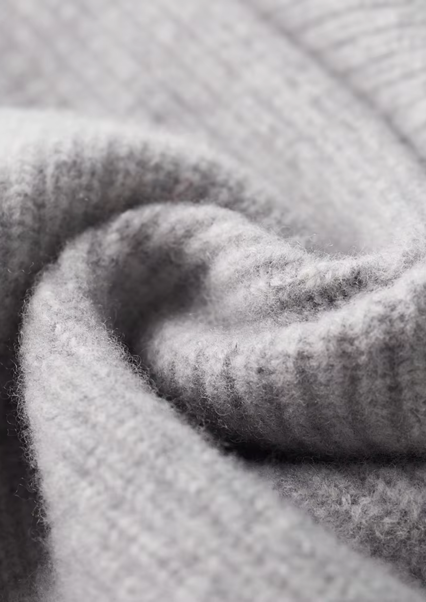 Čistý extra jemný merino vlna žebrovaný kardigan