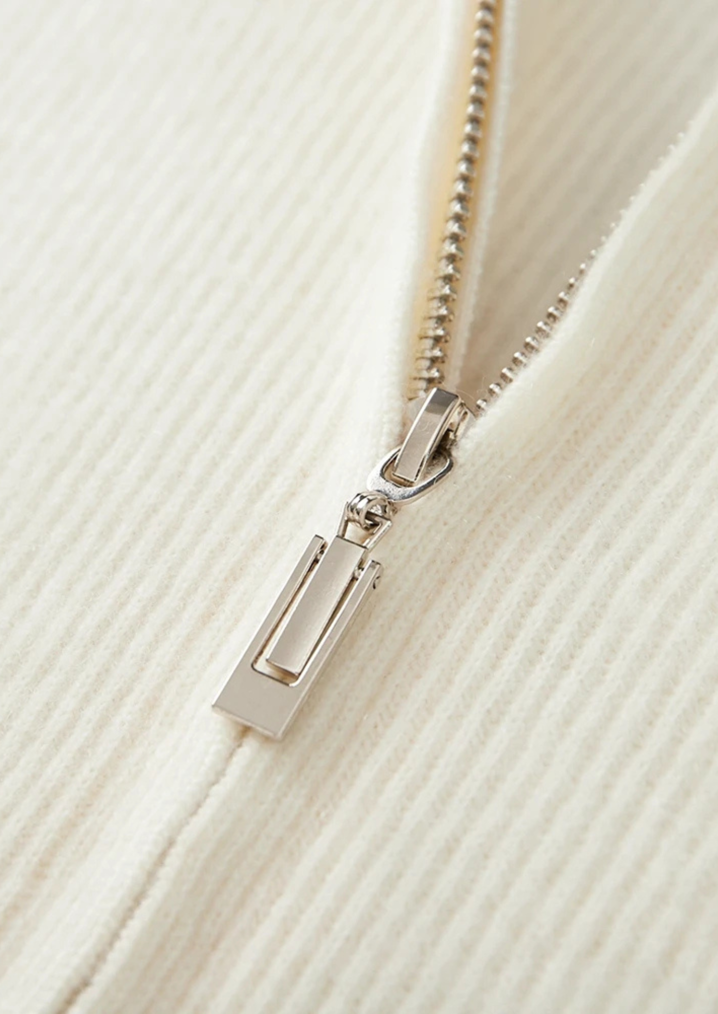 PURE EXTRA-jemná merino vlna žebrovaný kardigan na zip