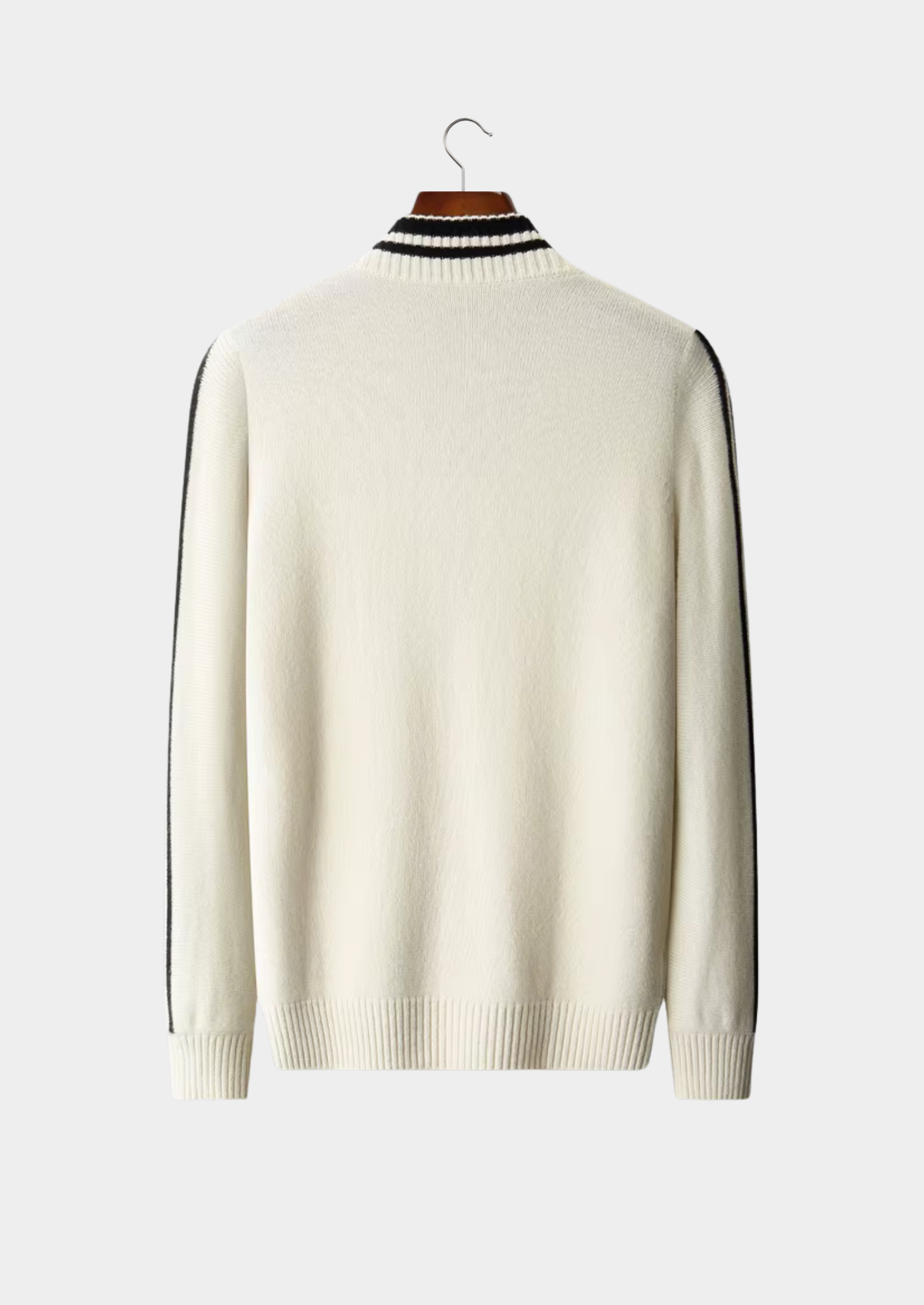 Čistý extra jemný merino vlna dvoubarevný zapínaný cardigan