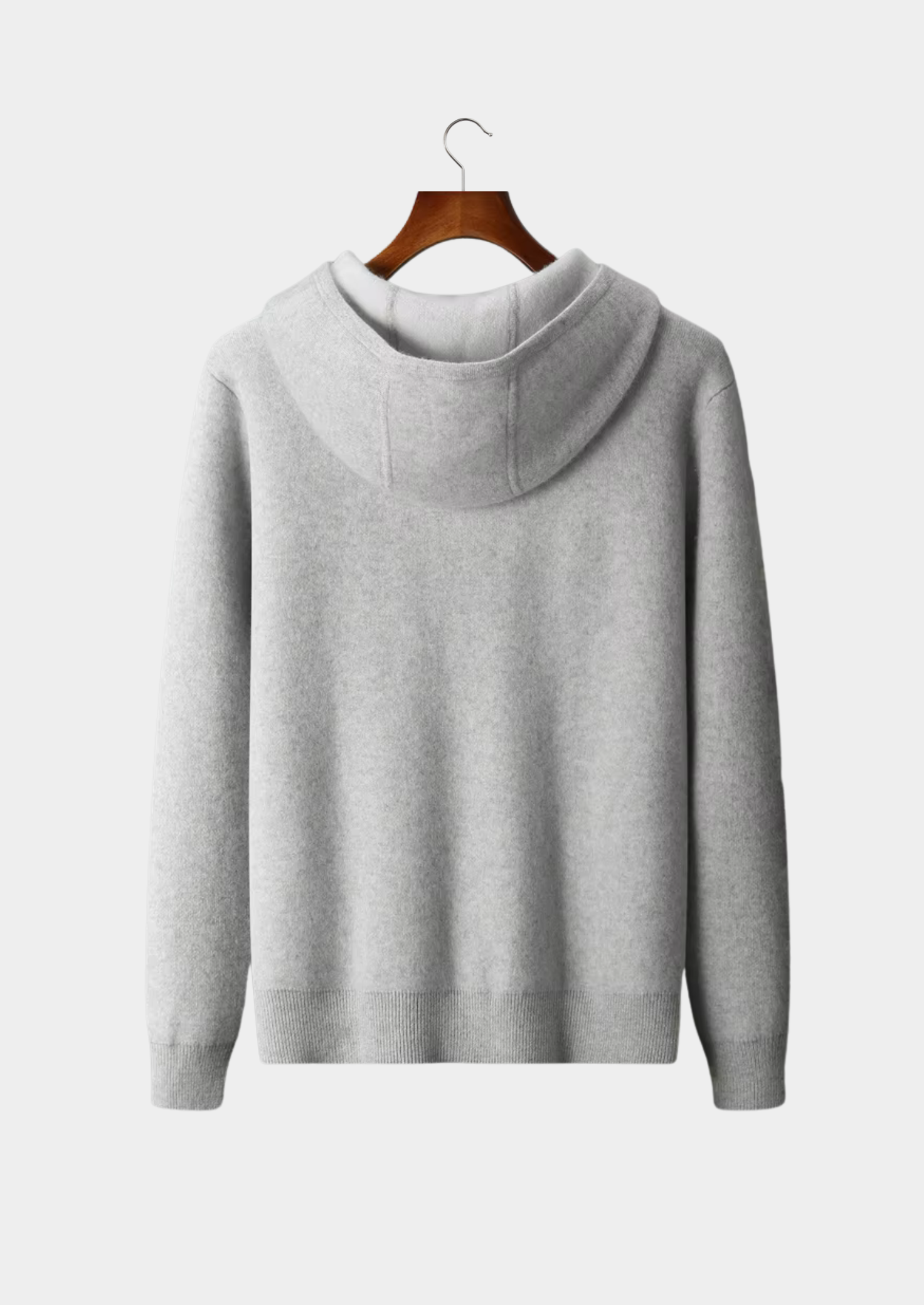 Prémiová dvojitá barevná kapucová mikina s jemnou kašmírovou tkaninou