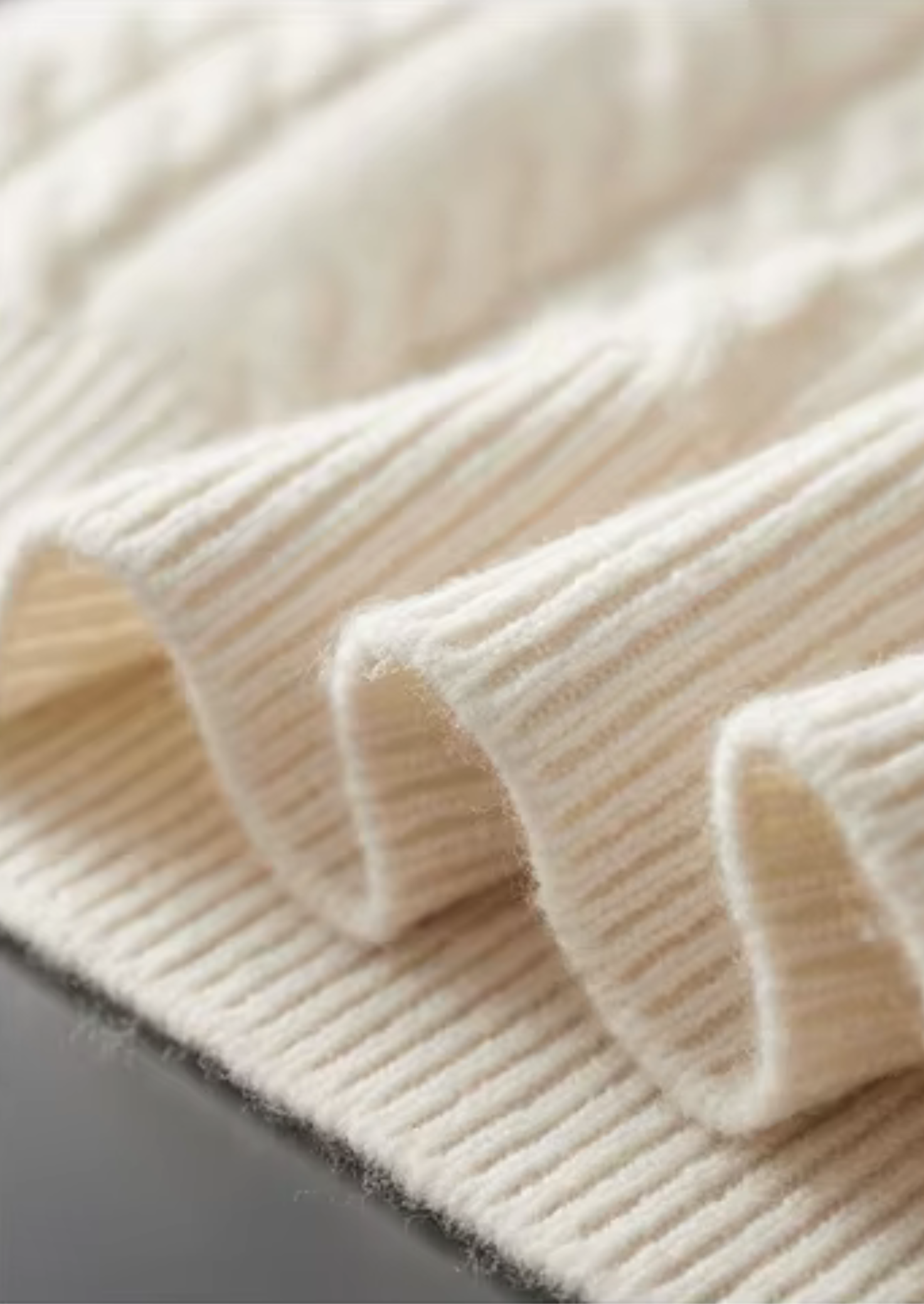 PURE EXTRA-FINE MERINO VLNA Pruhovaný poloviční zip svetr