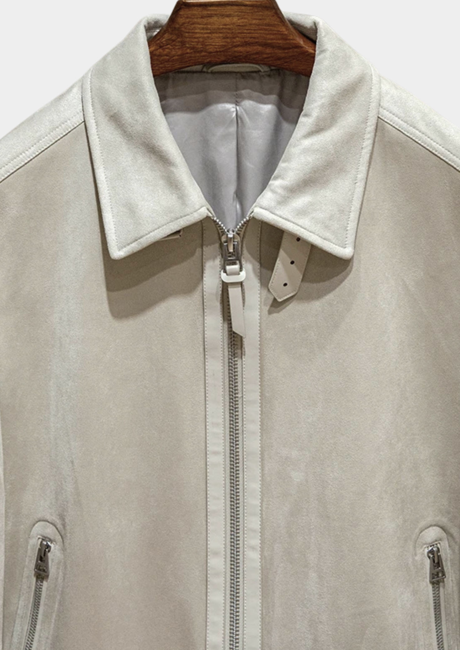 Prémiová semišová bomber bunda