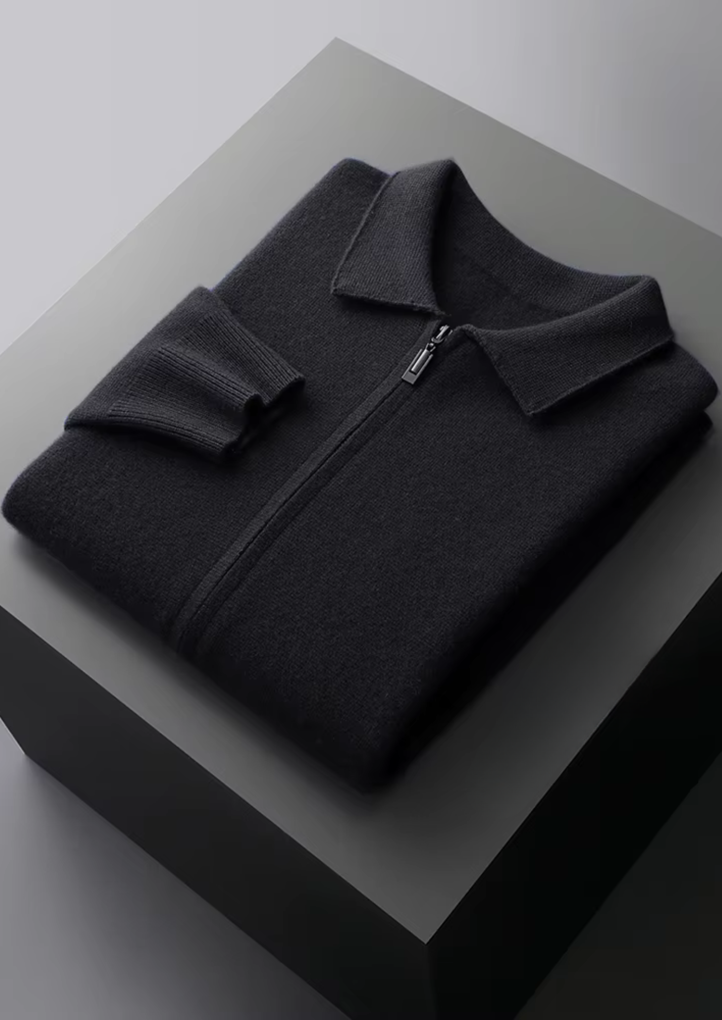 PURE extra jemná merino vlna sako cardigan na zip