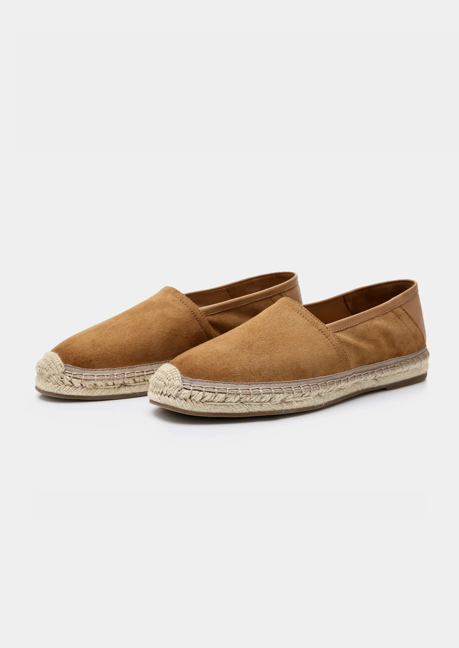 Plážové espadrilky - karamelové