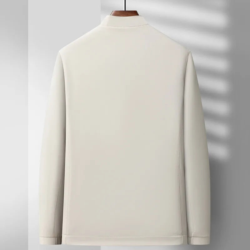 Alessandro Veneti klasická bunda bomber s klopou na zip