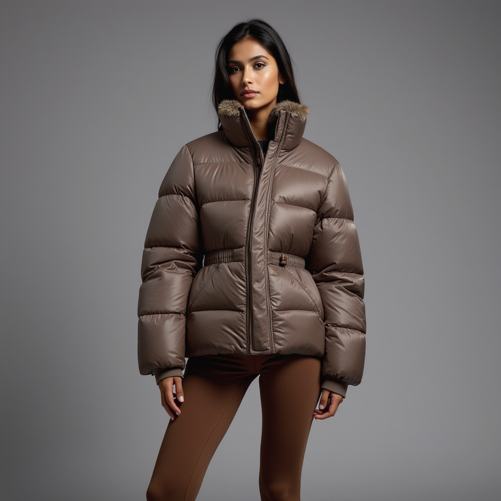 Sestřižená prošívaná bunda