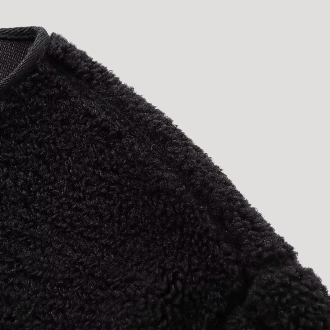 Fleecová bunda – s knoflíky vpředu – pohodlný zimní základ