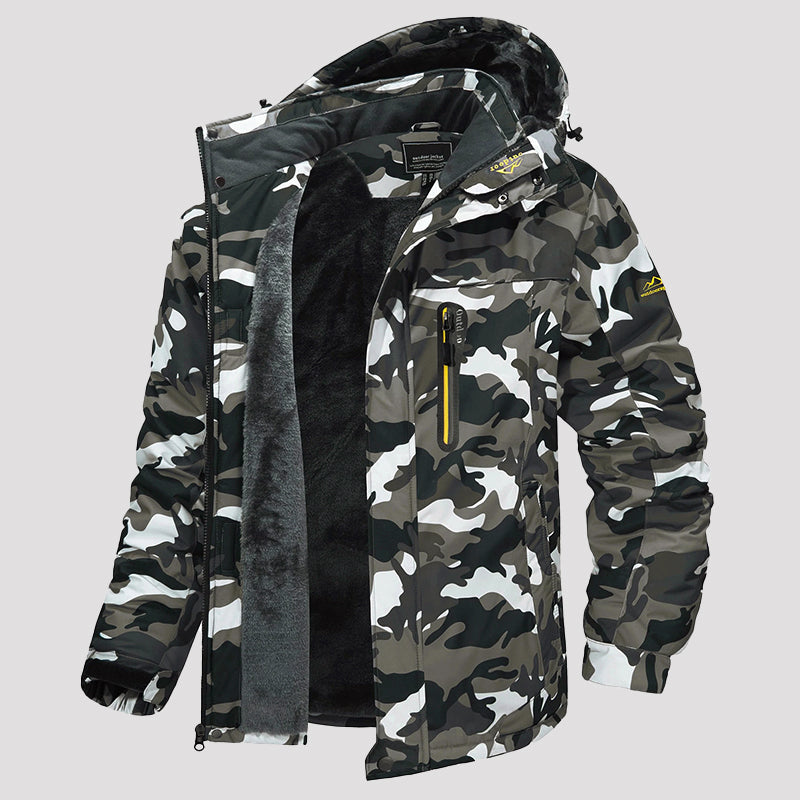 Pánská outdoorová bunda s voděodolnou vrchní vrstvou a fleecovou podšívkou