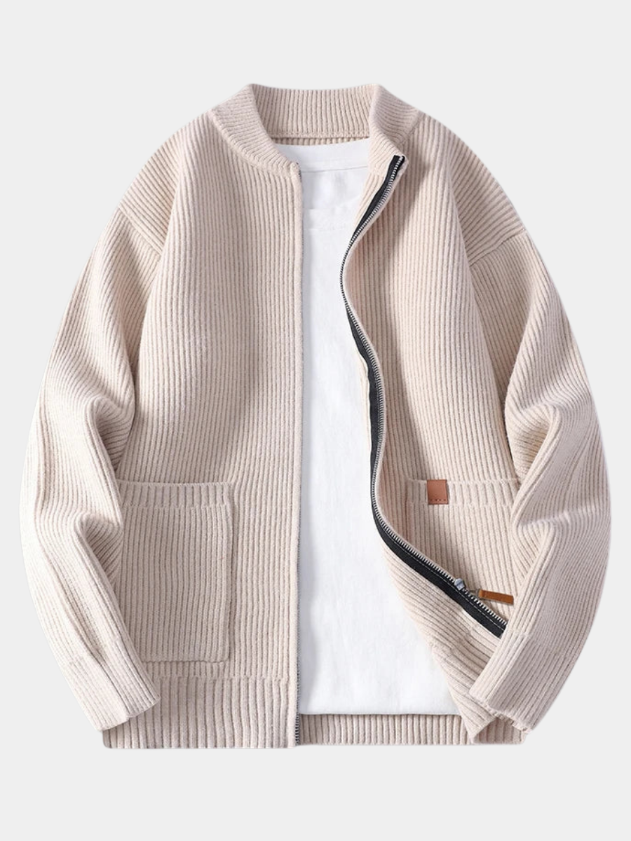 ZIMAVA | Pánská vestavalová bunda na zip s proužky