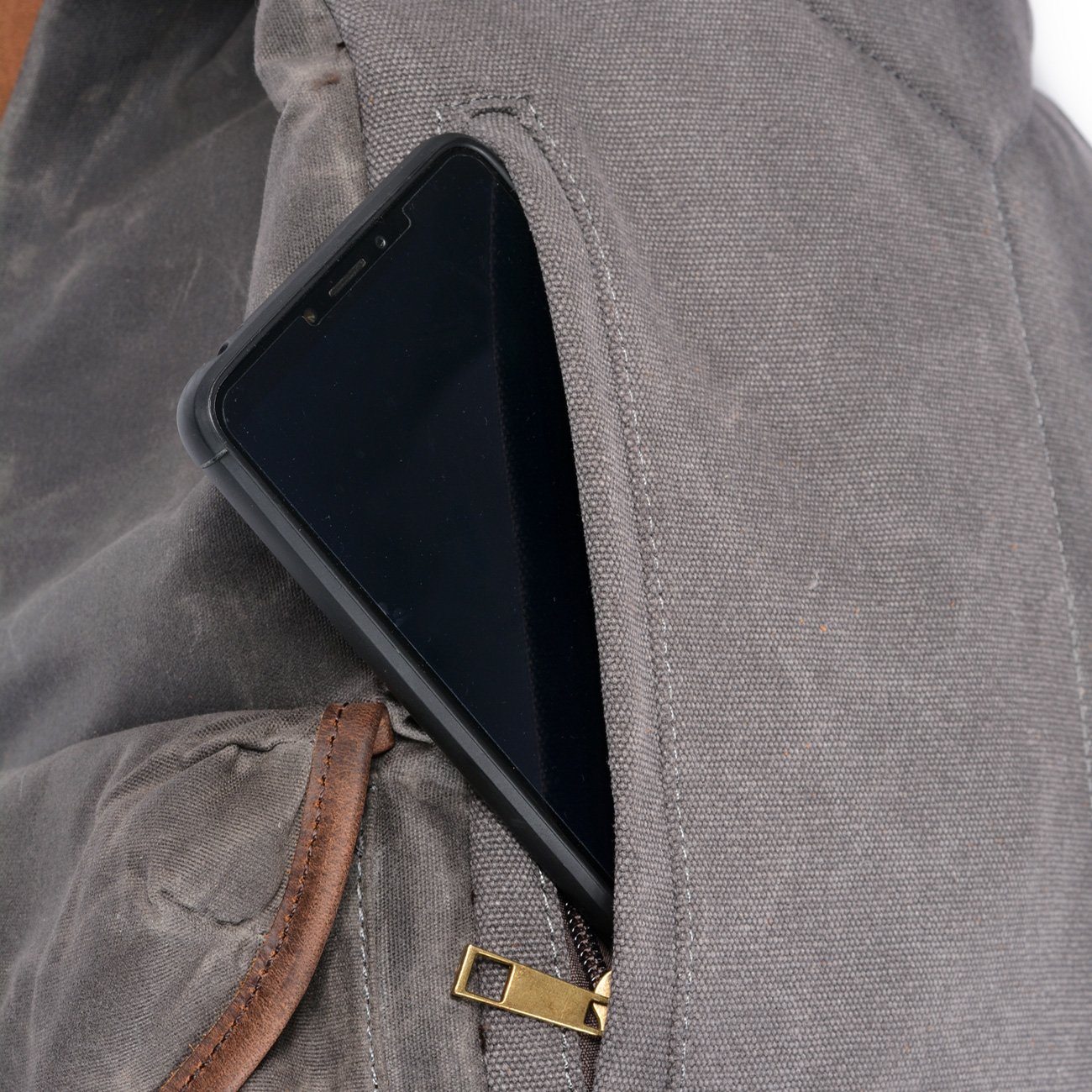 Plátěný kožený batoh | SALZBURG