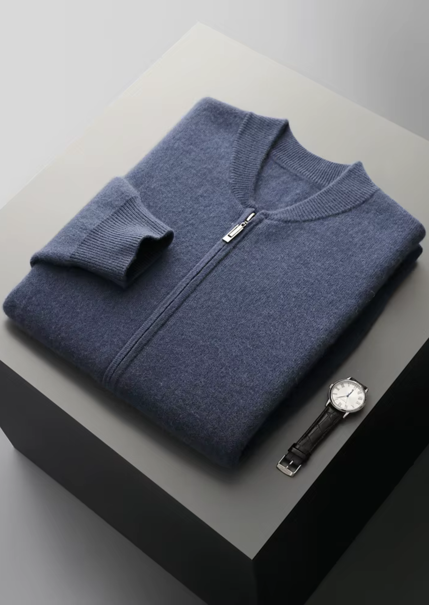 PURE EXTRA-jemná merino vlna v-pletený kardigan