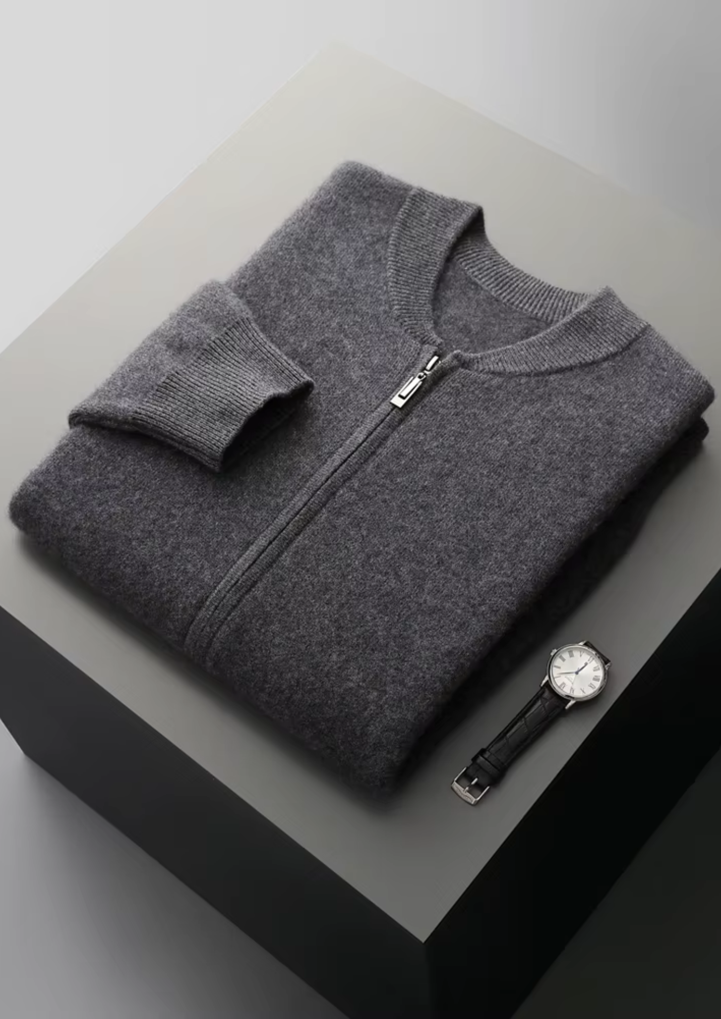 PURE EXTRA-jemná merino vlna v-pletený kardigan