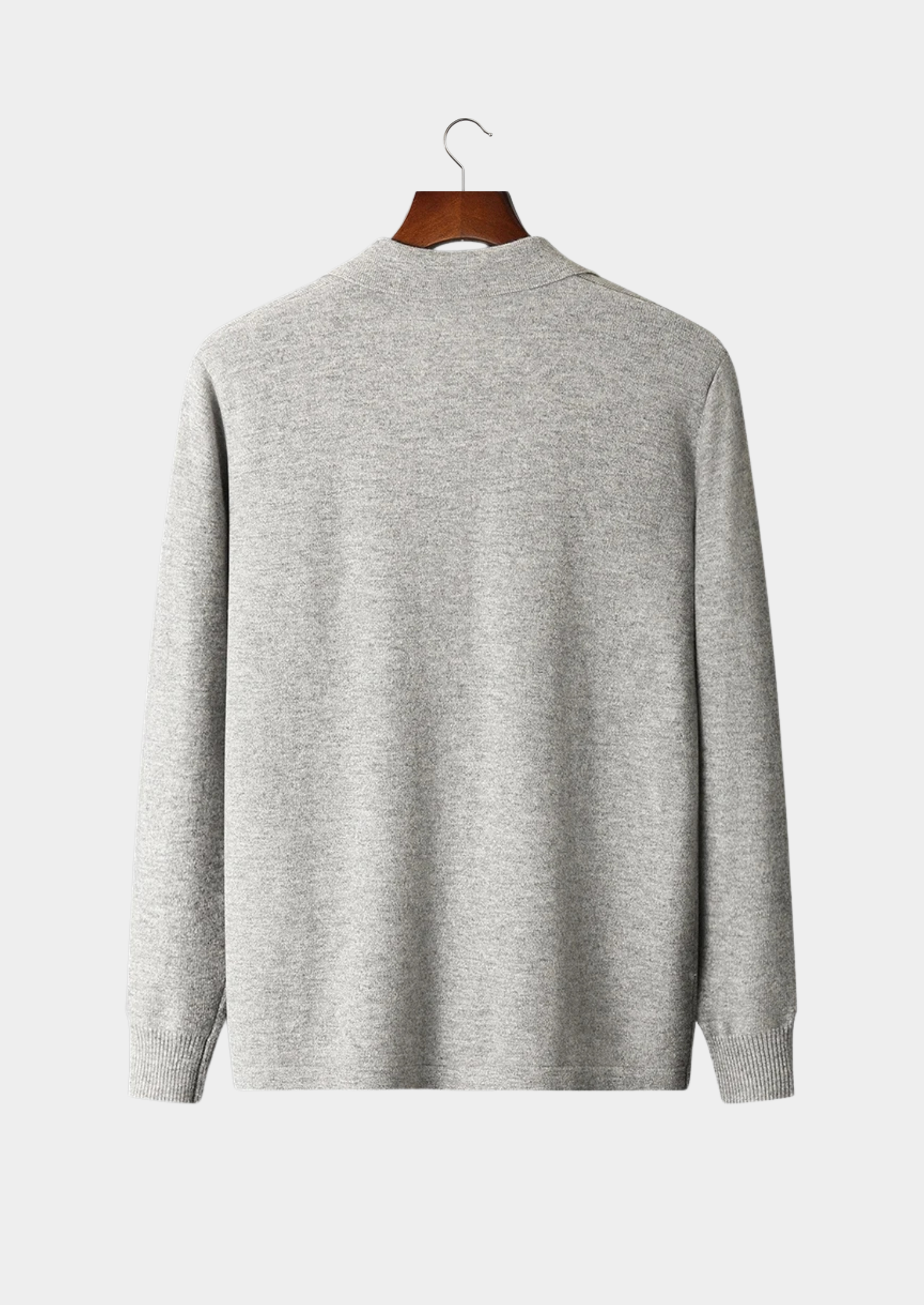 PURE Extra jemný merino vlna polo kardigan