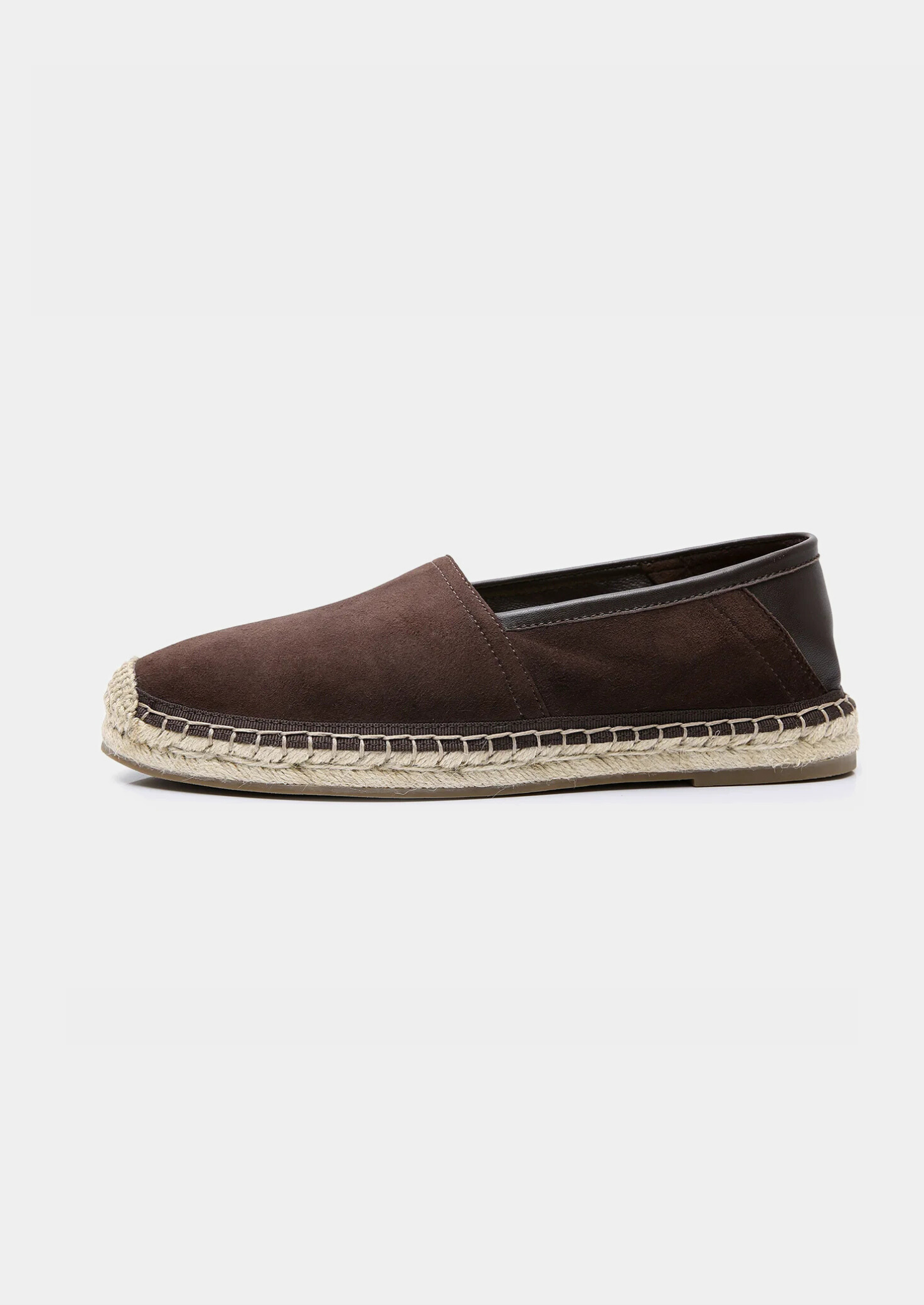 Plážové espadrilky - Tmavě hnědá