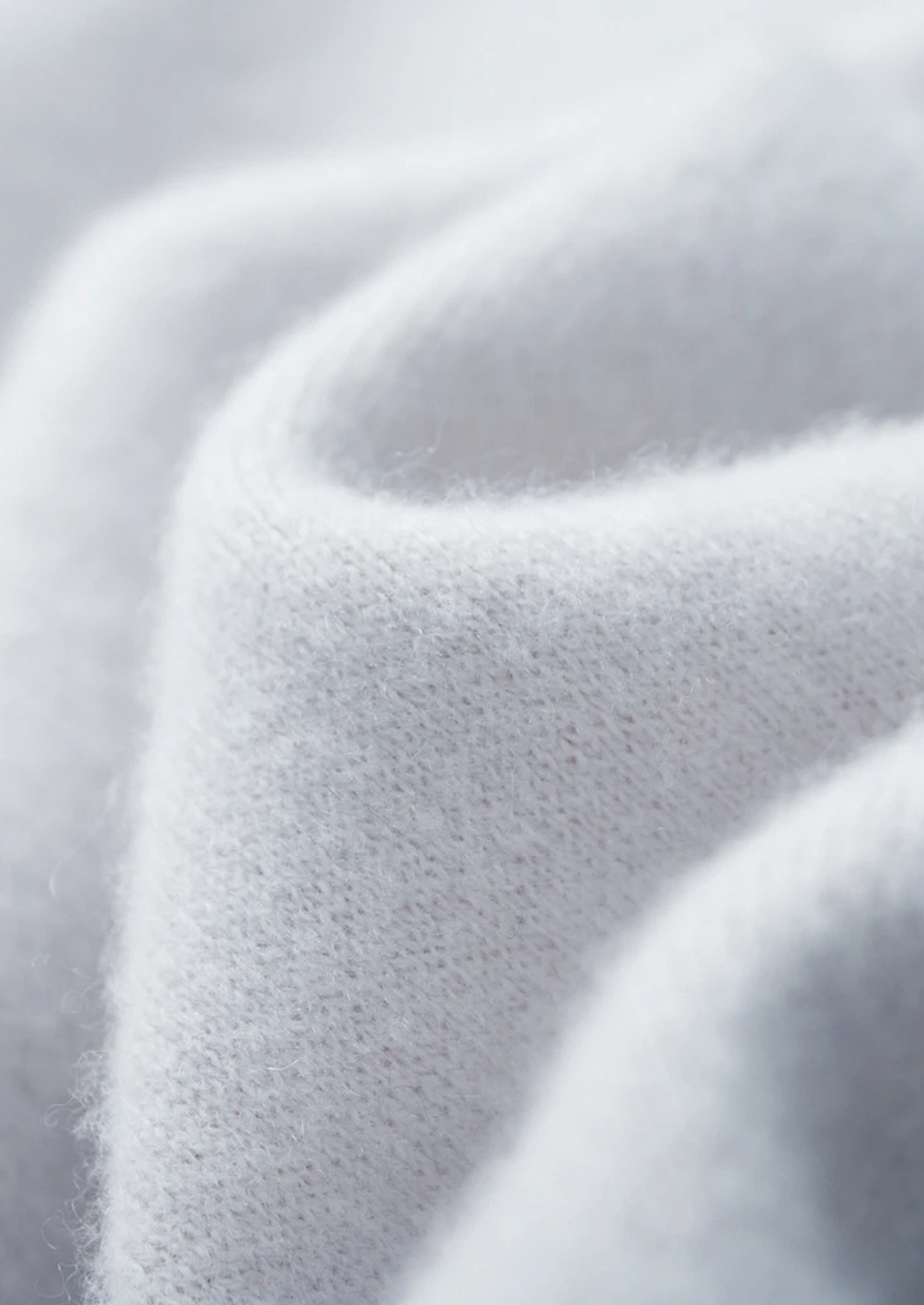 Prémiová dvoubarevná kapucňa s celopropínacím zipem z kašmíru