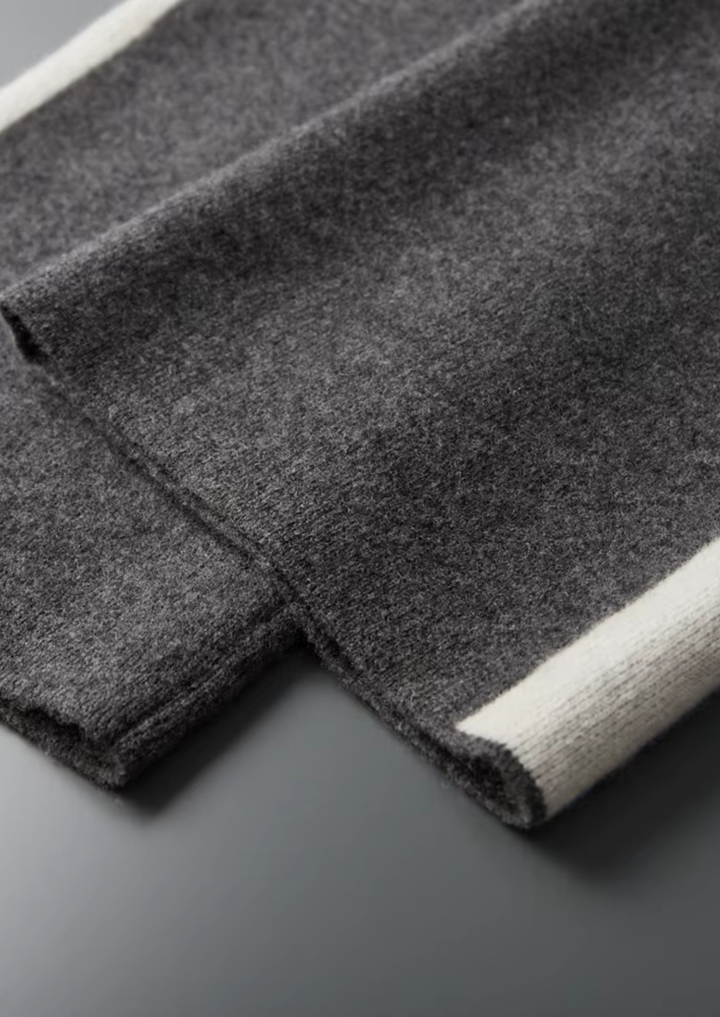 PURE extra jemná merino vlna široké volnočasové kalhoty