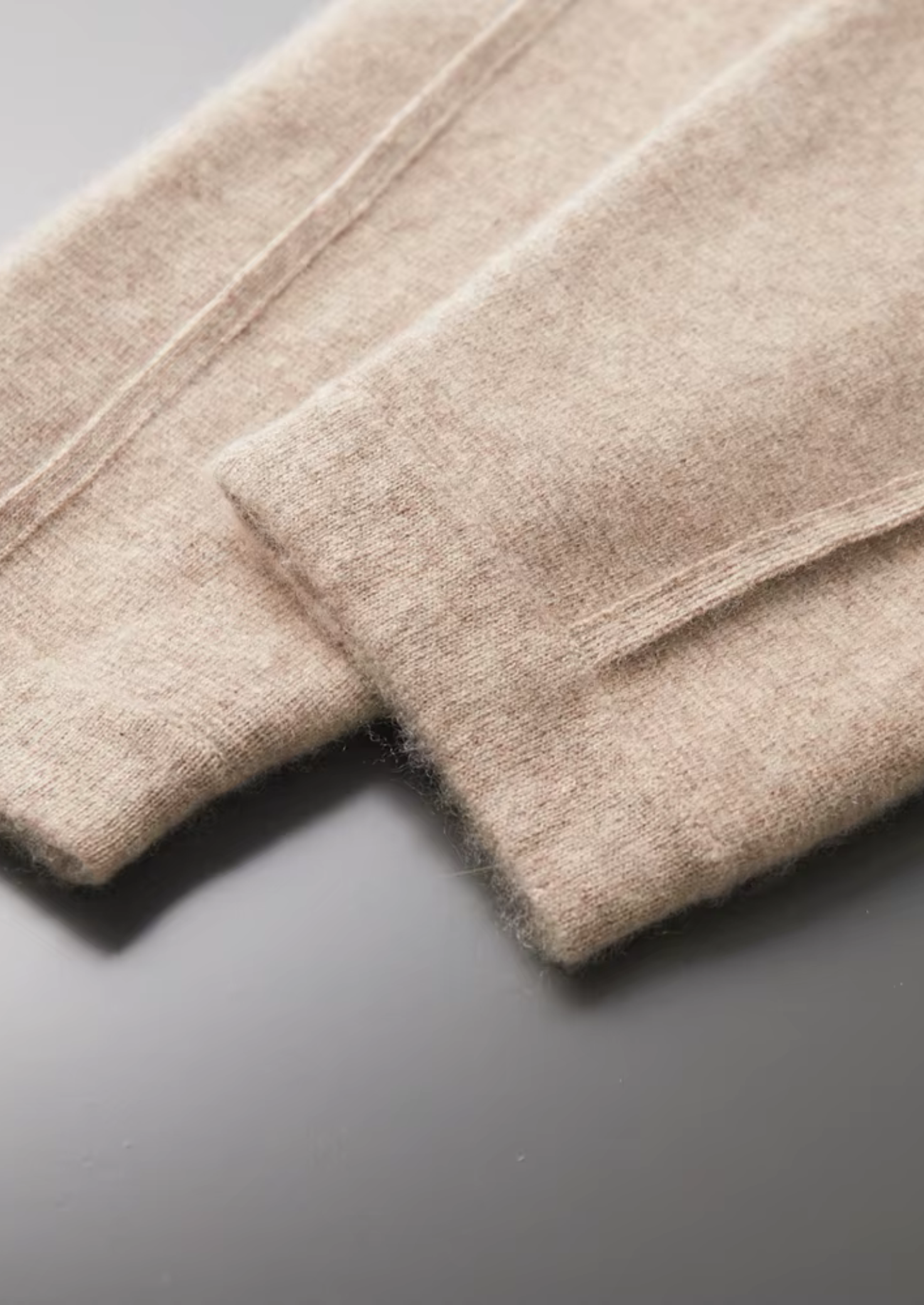 Prémiové tenké kalhoty z kašmíru