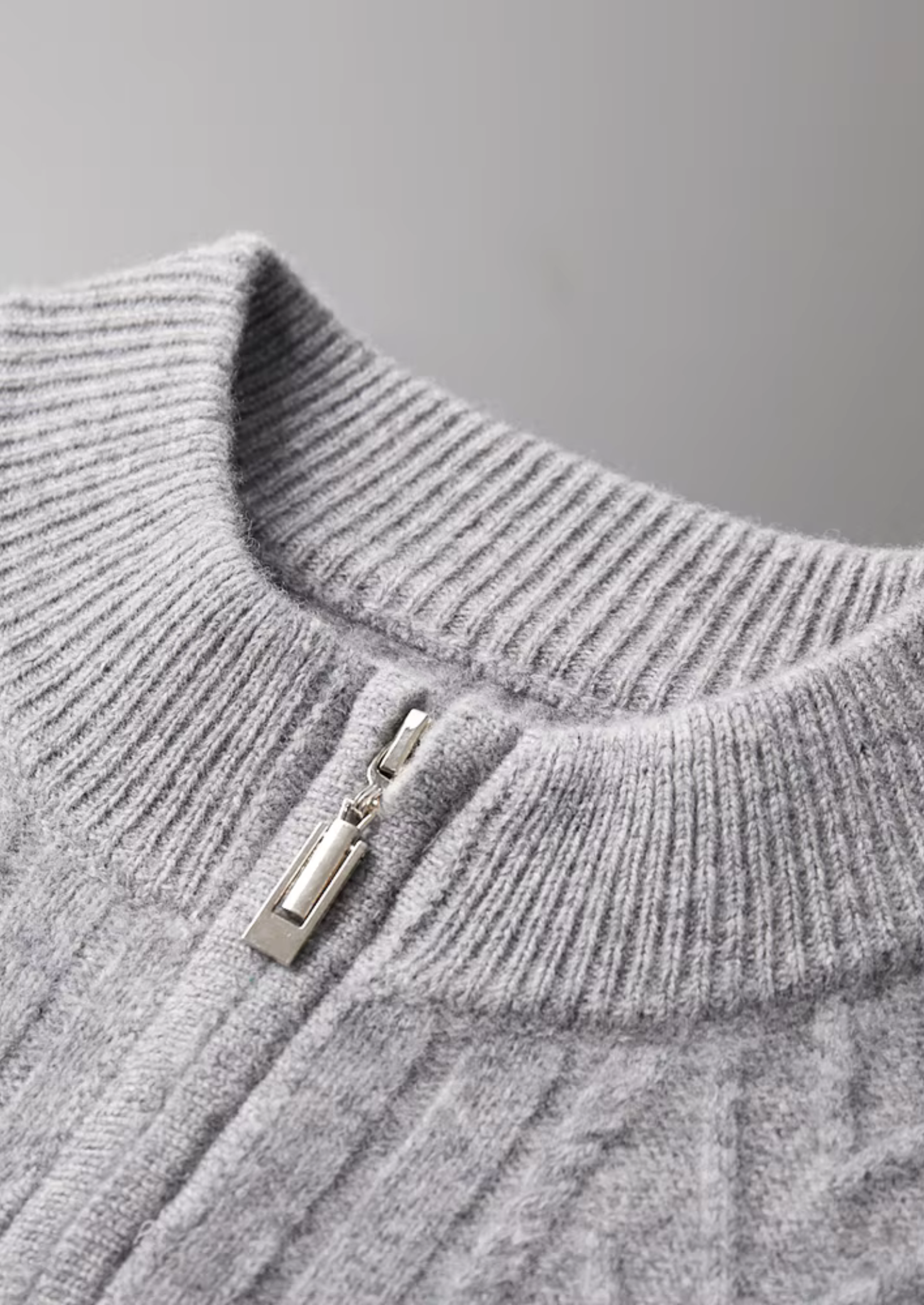 PURE EXTRA-jemná merino vlna vzorovaný zapínací svetr