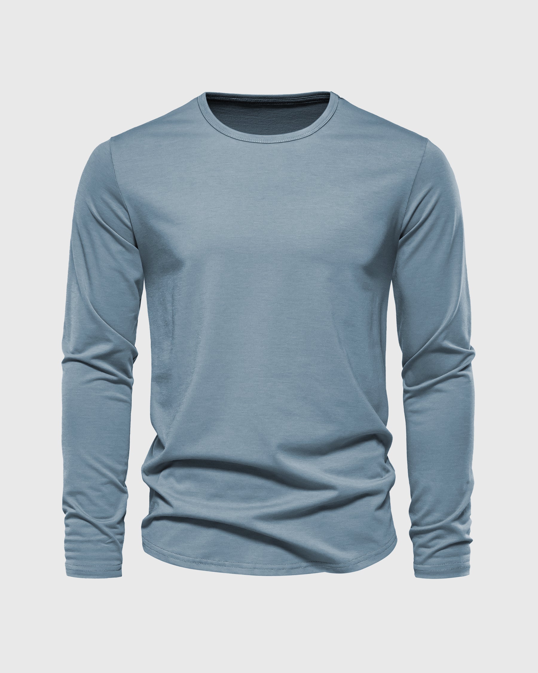 All Day Elite Curve-Hem Tee Long Sleeve
