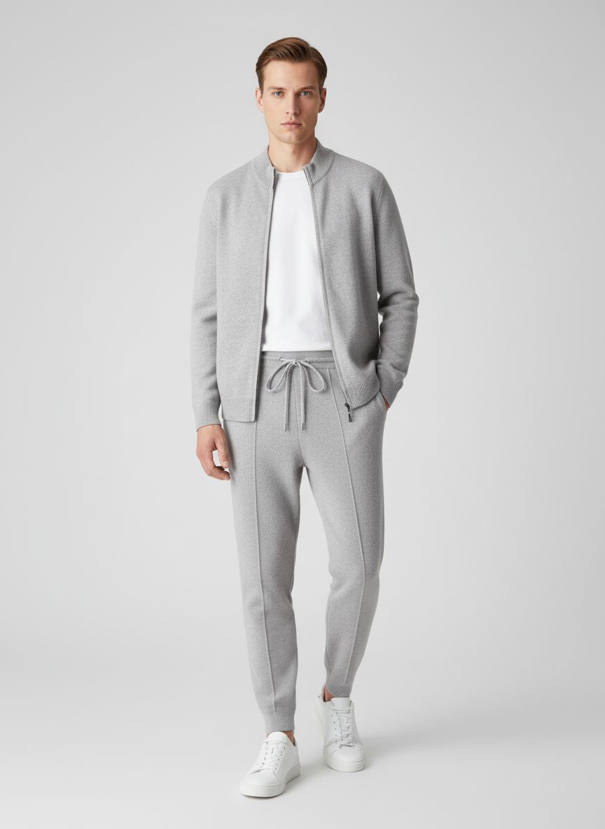 Sada PURE EXTRA-FINE MERINO VLNA LUZZO – SVĚTLE ŠEDÁ