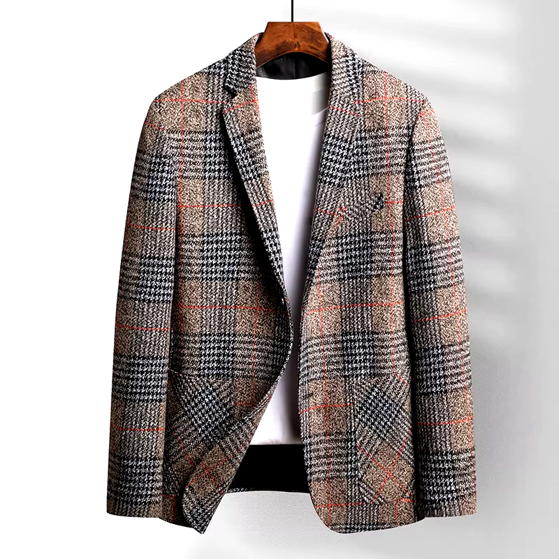 Přehnaný sako – kostka – výrazná vrstva do práce i pro volný čas