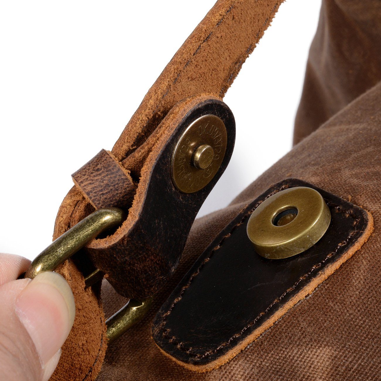 Plátěný kožený batoh | SALZBURG