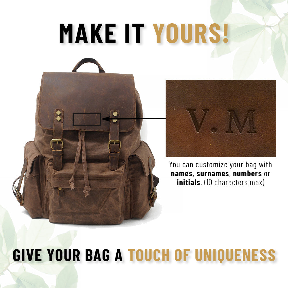 Voskovaný plátěný batoh | KODAŇ