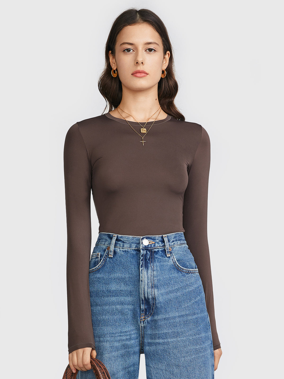 Women's Crew Neck Long Sleeve T-Shirt